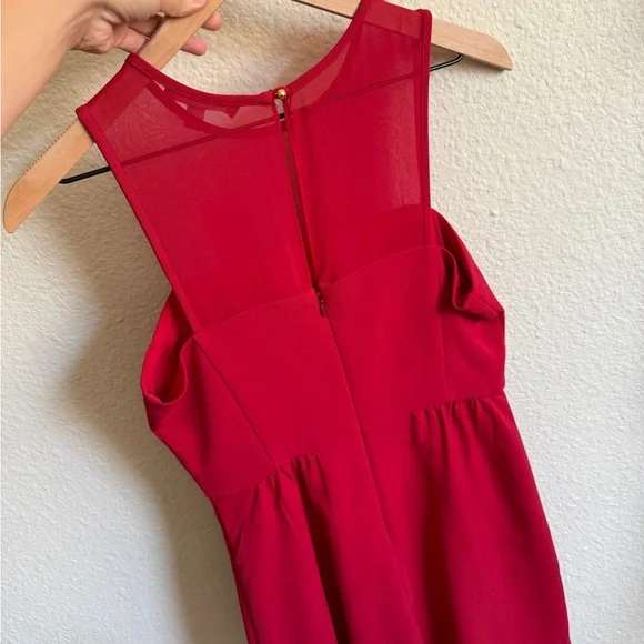 Banana Republic Vibrant Red Mini Dress-Size 6-NWT - Picture 4 of 13